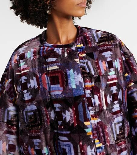 Isabel Marant Doriane printed puffer coat 5