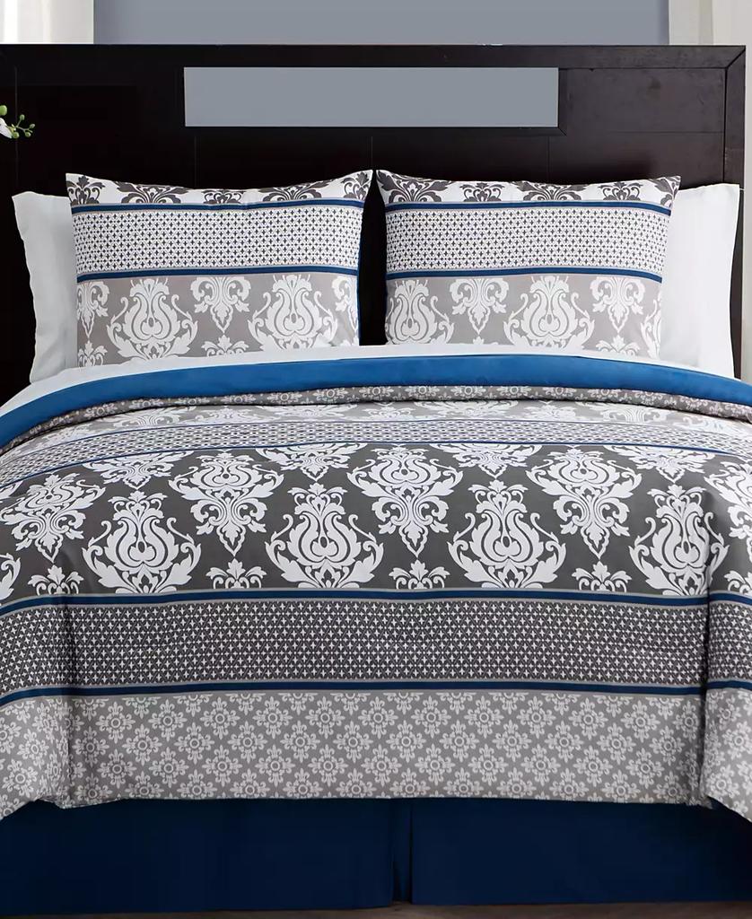 VCNY Home CLOSEOUT! Beckham 8-Pc. Damask Full Comforter Set