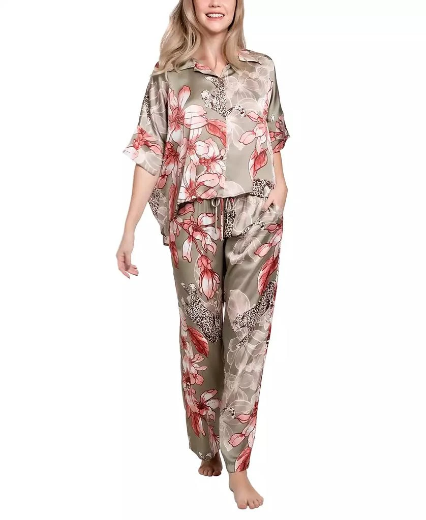 Midnight Bakery Women's Satin Ziggy Pajama Set 3