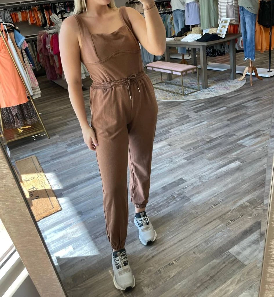 TCEC Tcec - Square Neck Sleeveless Jumpsuit 2