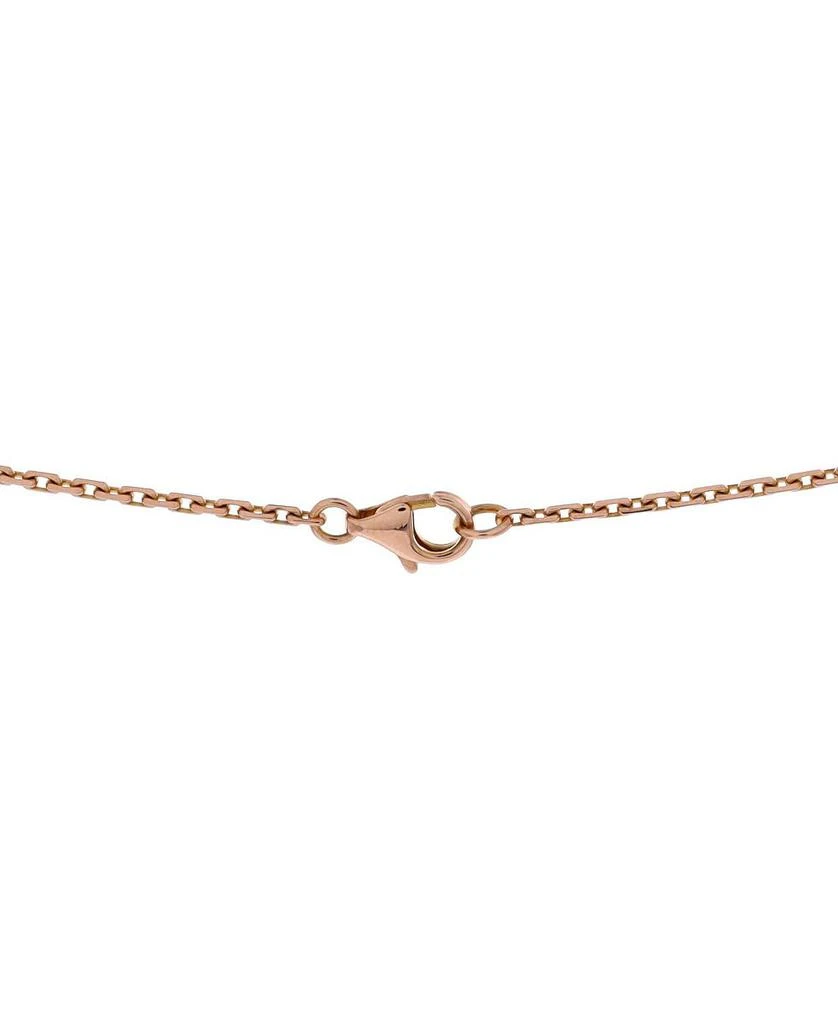 Cartier Love Interlocking Necklace 18K Rose Gold with Diamonds, 17.5" 3