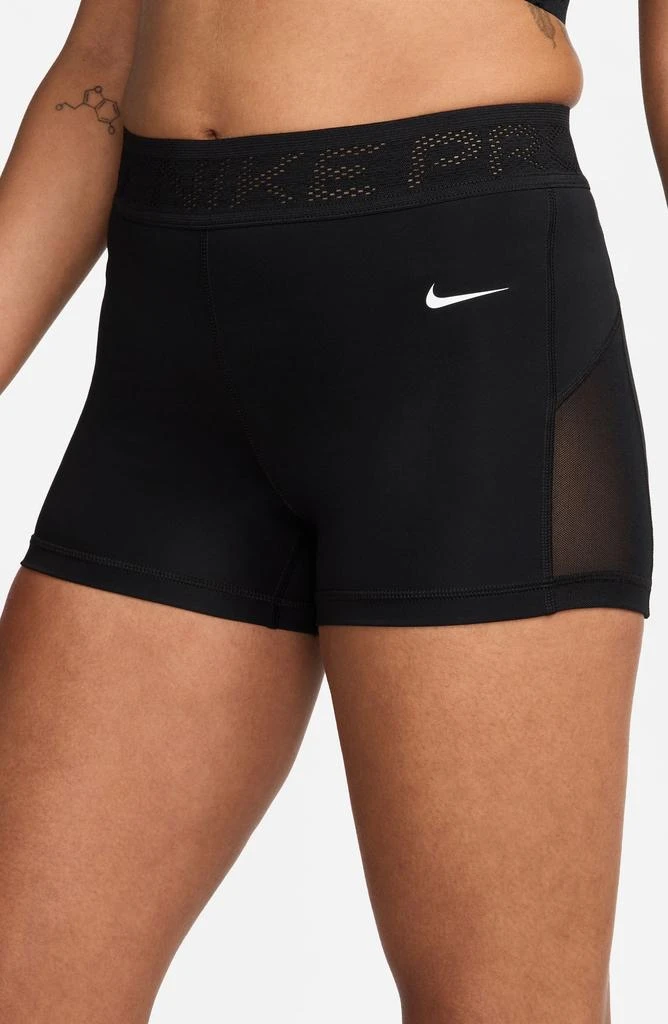 NIKE Pro 3-Inch Mid Rise Mesh Panel Shorts 5