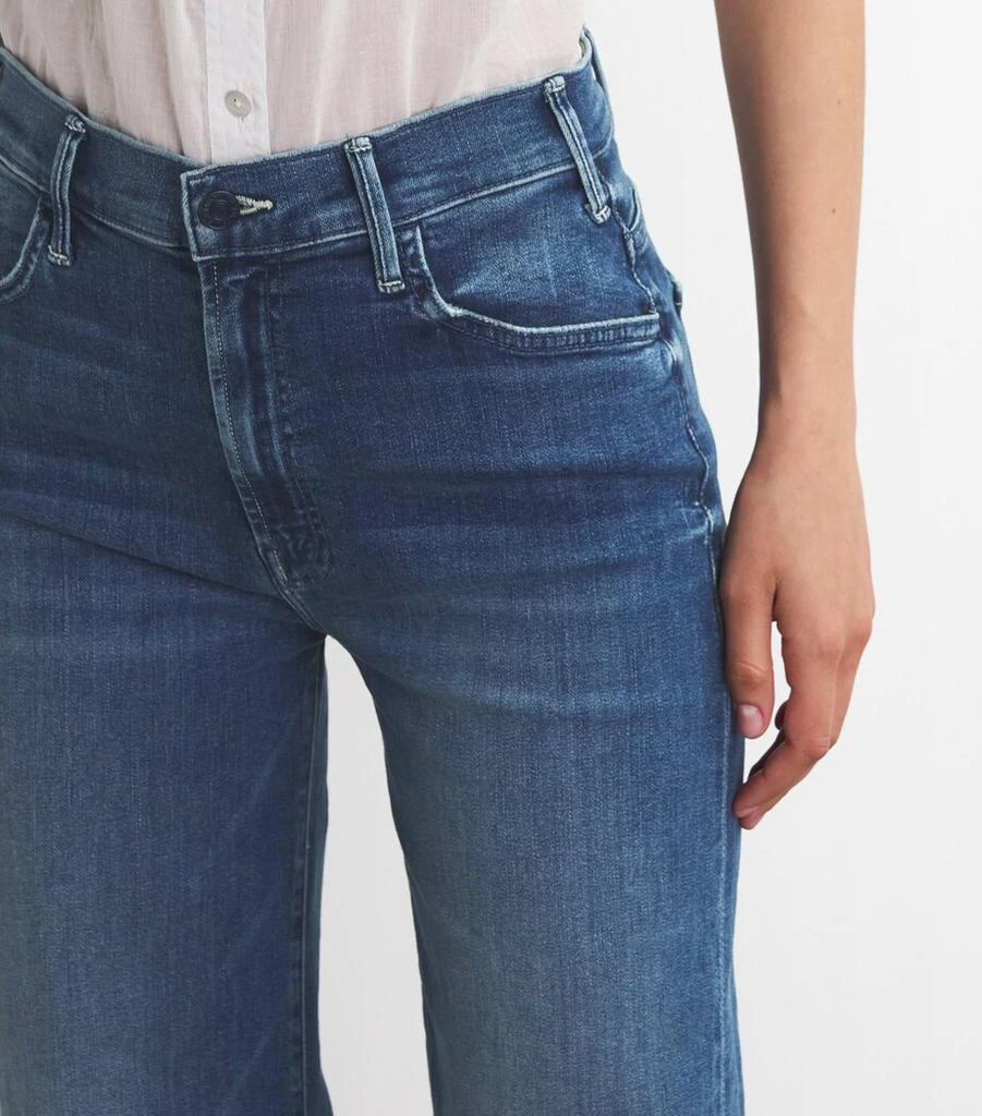 MOTHER The Hustler Roller Skimp Wide-Leg Jeans 6