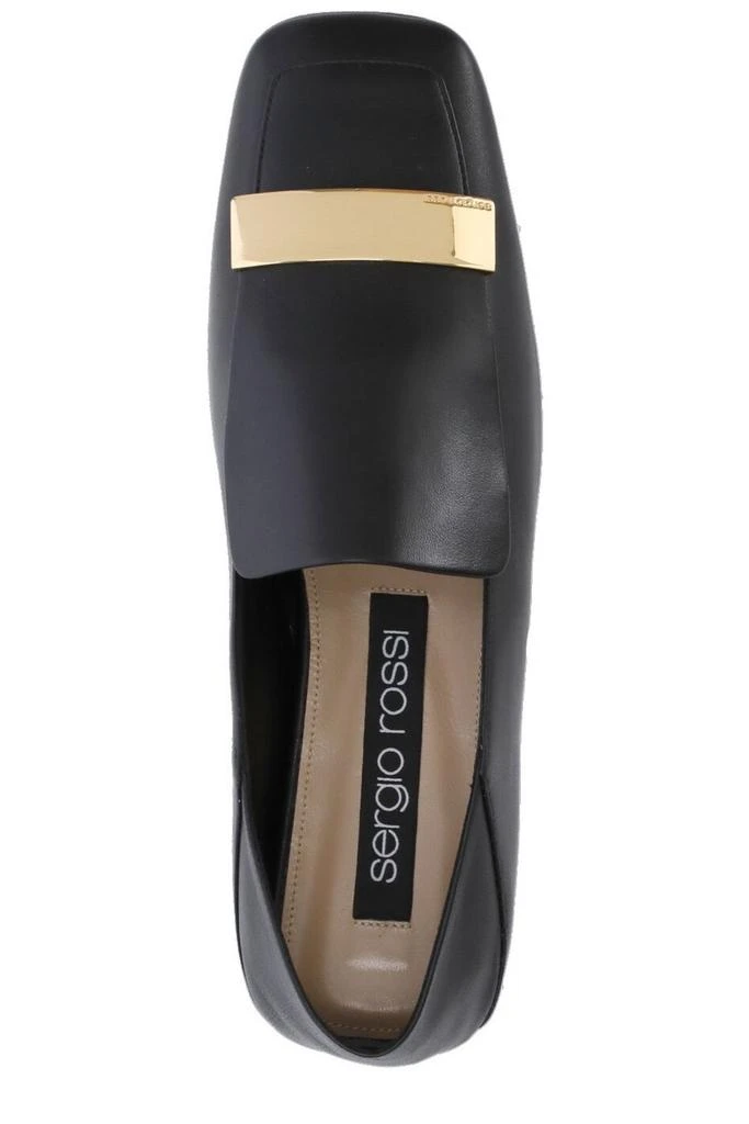 Sergio Rossi Sergio Rossi SR1 Logo Plaque Loafers - Shoes - Free 