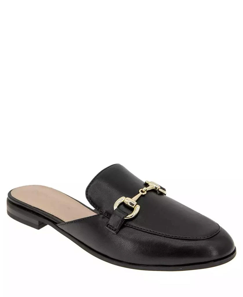 BCBG Women's Zorie Tailored Slip-On Loafer Mules 7