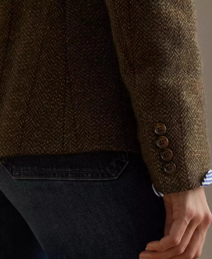 Ralph Lauren Women's Wool-Blend Herringbone Tweed Blazer 4