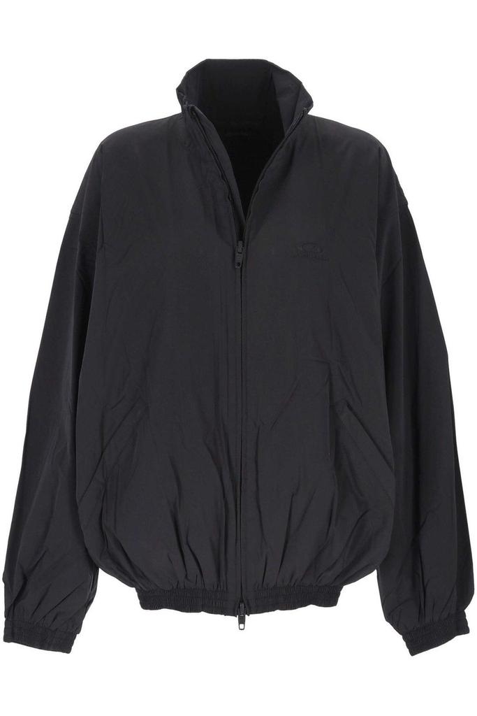 Balenciaga Logo Embroidered Zip-Up Jacket – On Sale Now with Up to