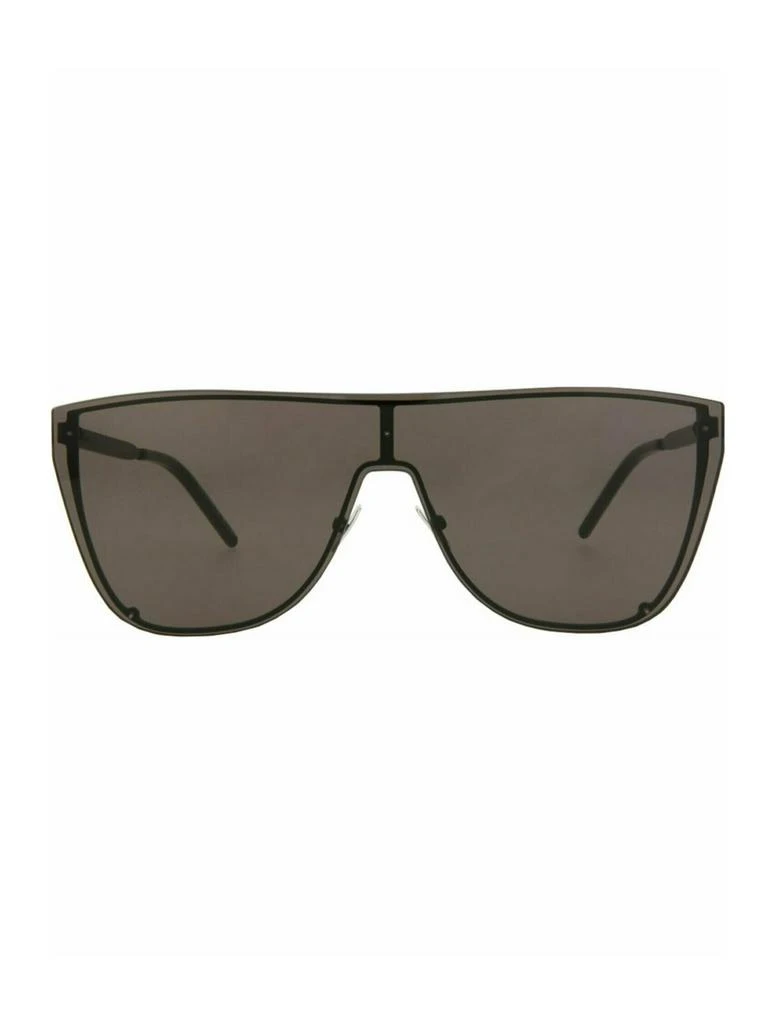 Saint Laurent Shield-Frame Metal Sunglasses 6
