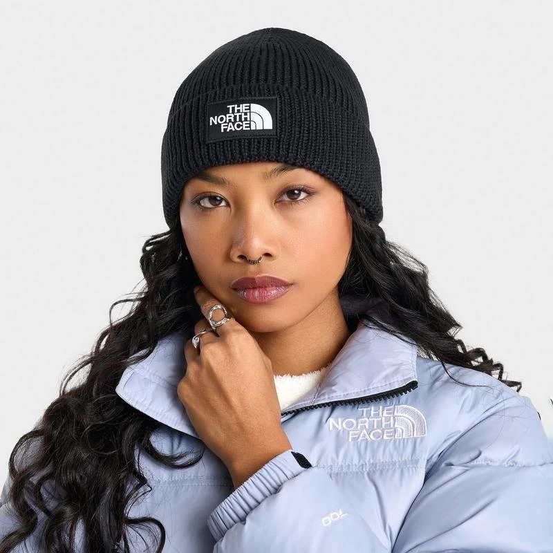 The North Face The North Face TNF Logo Box Cuffed Beanie Hat