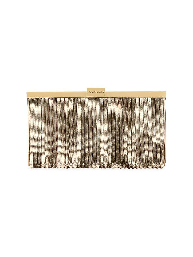 Aquazzura Sundance Crystal-Embellished Clutch 1