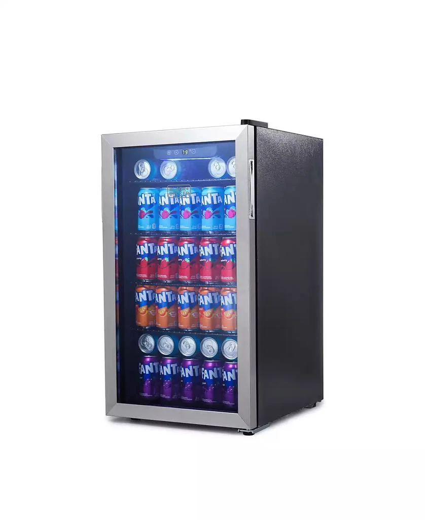 Black & Decker 3.3 Cu. Ft. Beverage Cooler with Double Pane Glass Door Drink Fridge with 112-Can Capacity 2