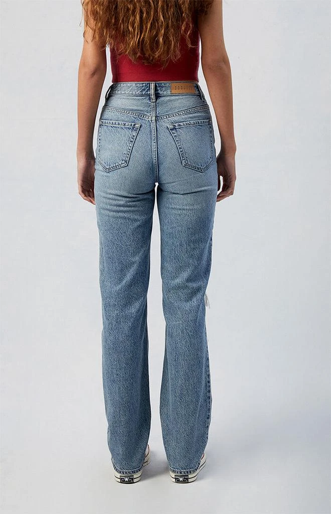 PacSun Medium Indigo Ripped V Dip '90s Boyfriend Jeans 5