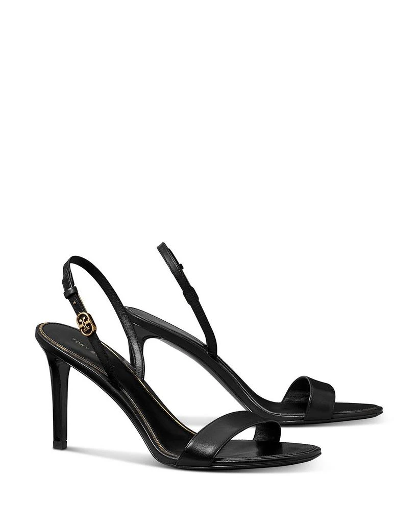 Tory Burch Women's Double T Buckle Heel Sandals 1