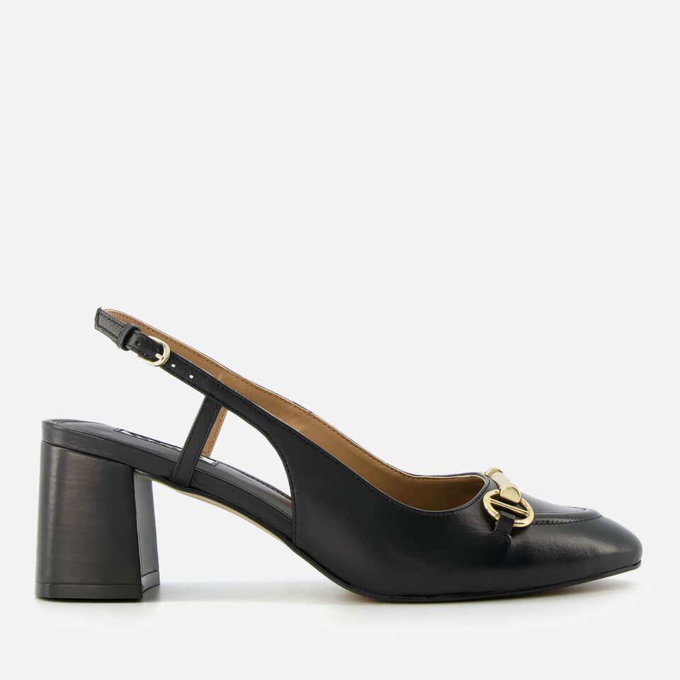 Dune DUNE LONDON WOMEN'S CASSIE SNAFFLE-TRIM LEATHER SLING BACKS