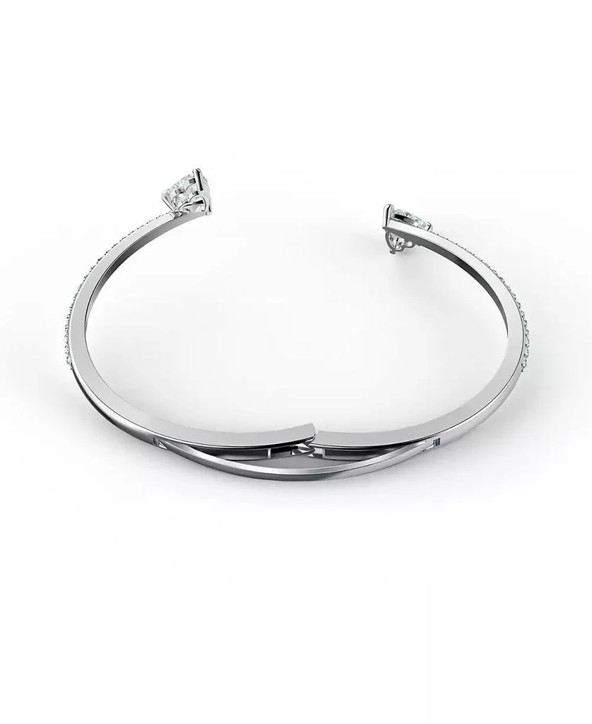Swarovski Attract Soul Heart Rhodium Plated Bangle 3