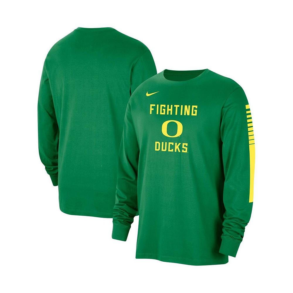 Nike Men's Green Oregon Ducks Slam Dunk Long Sleeve T-shirt