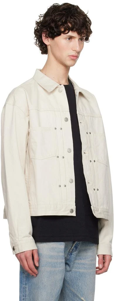 John Elliott Off-White Thumper Type II Denim Jacket 2