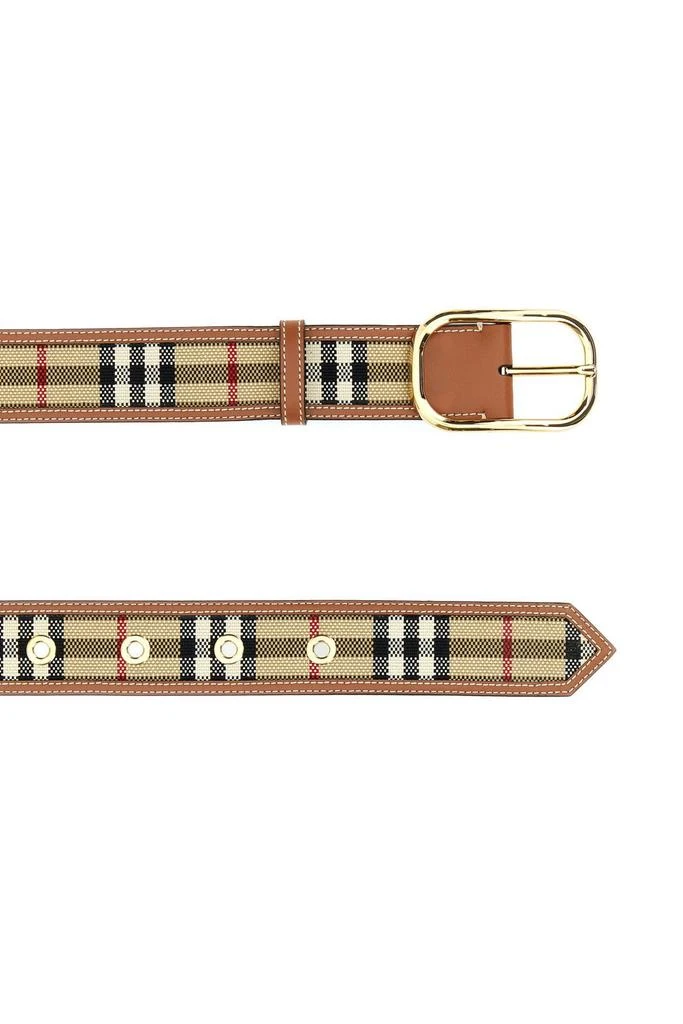 Burberry Burberry Checked Pattern Buckle Belt 2