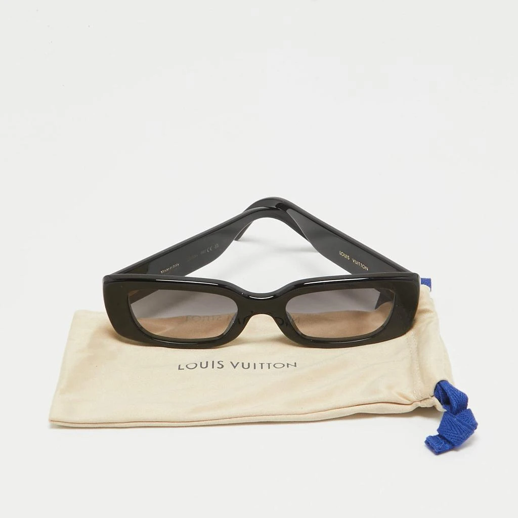 Louis Vuitton Louis Vuitton Black Z2109W LV Circle Rectangular Sunglasses 4