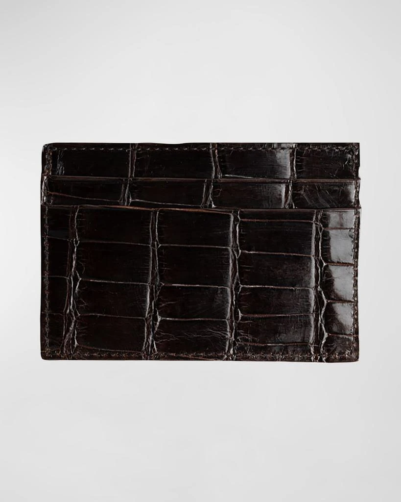 Abas Men's Alligator Leather Card Case 1