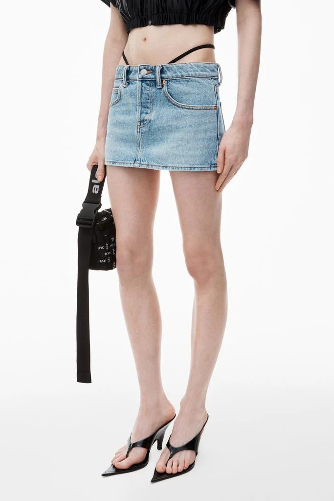 Alexander Wang Mini Skirt with Pre-Styled Logo Thong 3