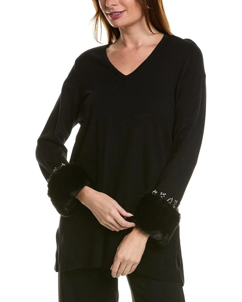 Anne Klein V-Neck Sweater 1