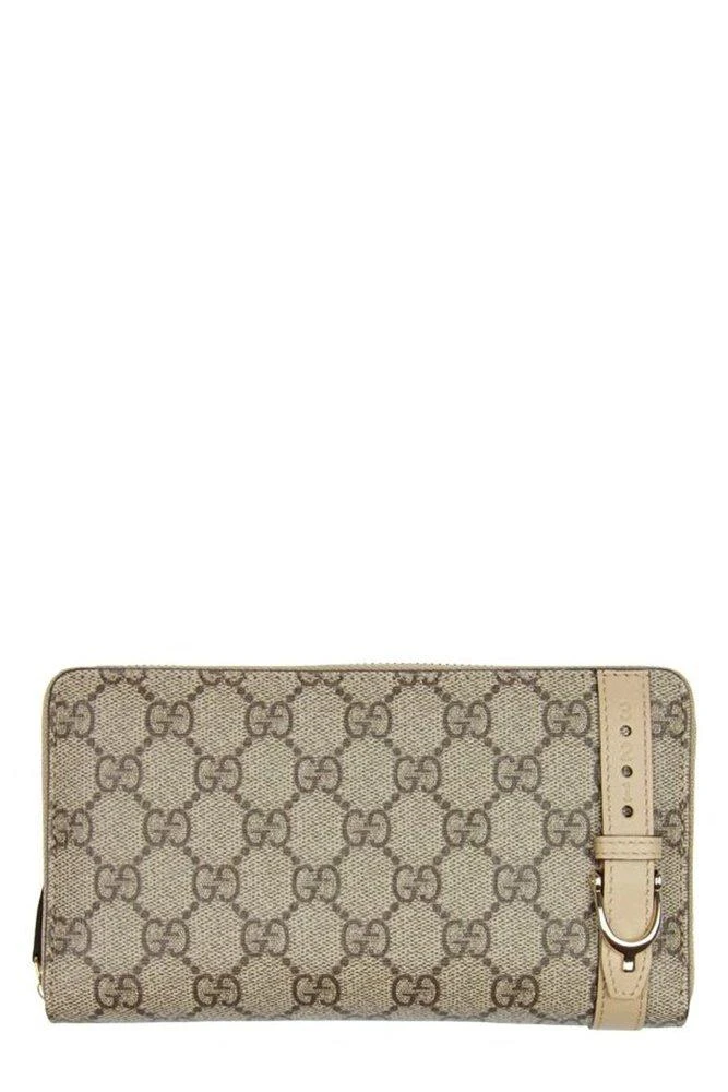 Gucci Gucci GG Supreme Zip Around Wallet