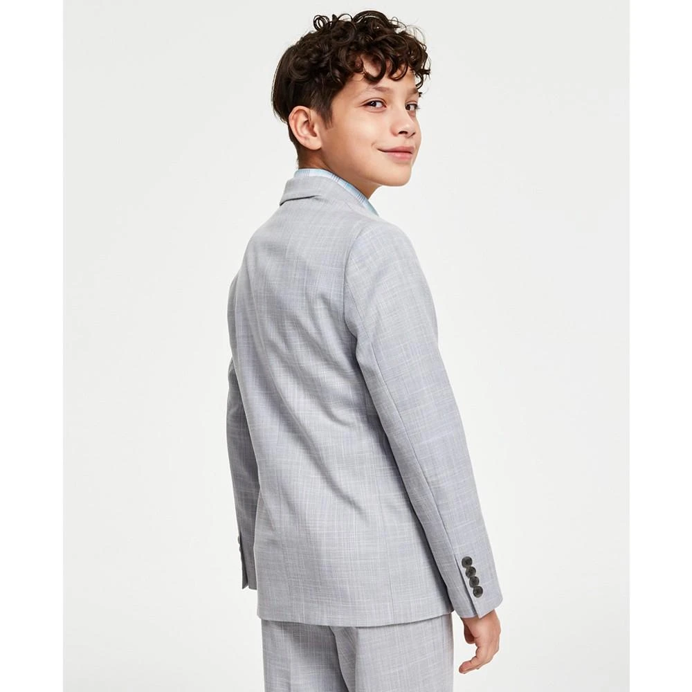 Calvin Klein Big Boys Slim-Fit Stretch Sharkskin Suit Jacket 2