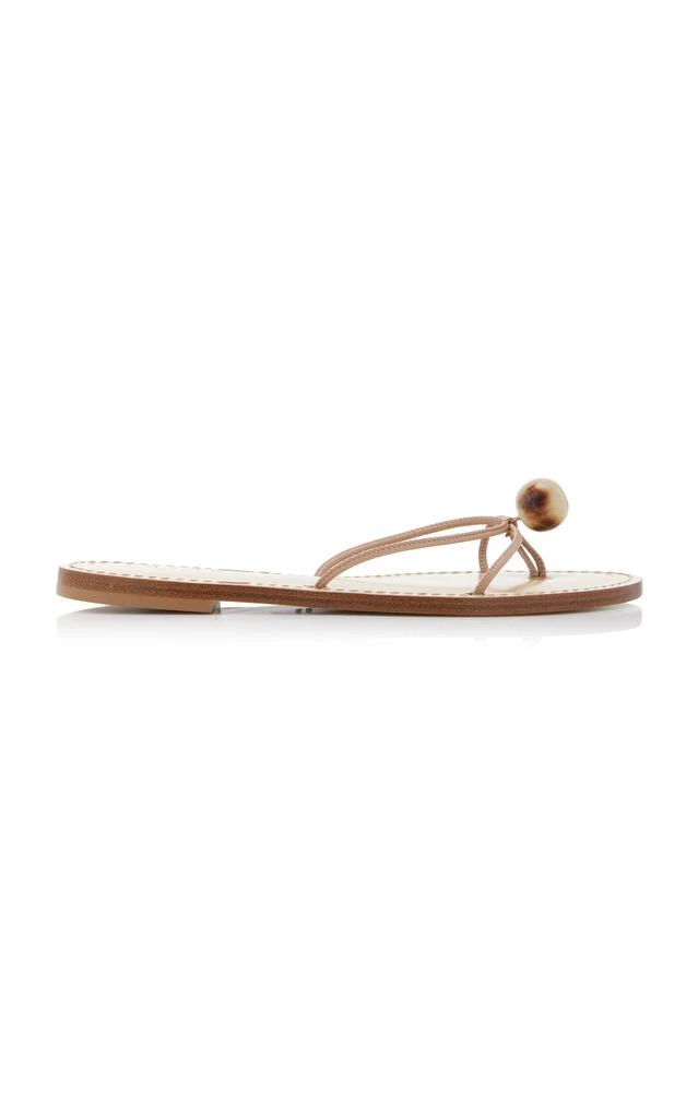 AMANU AMANU - The Malawi Leather Sandals - Tan - IT 40 - Moda Operandi 1