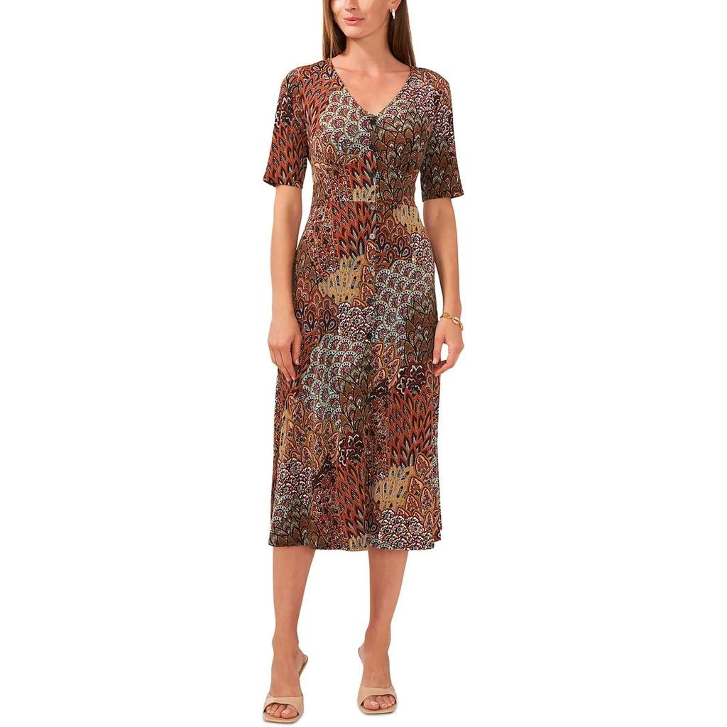 Layered Chiffon Midi Skirt 3541