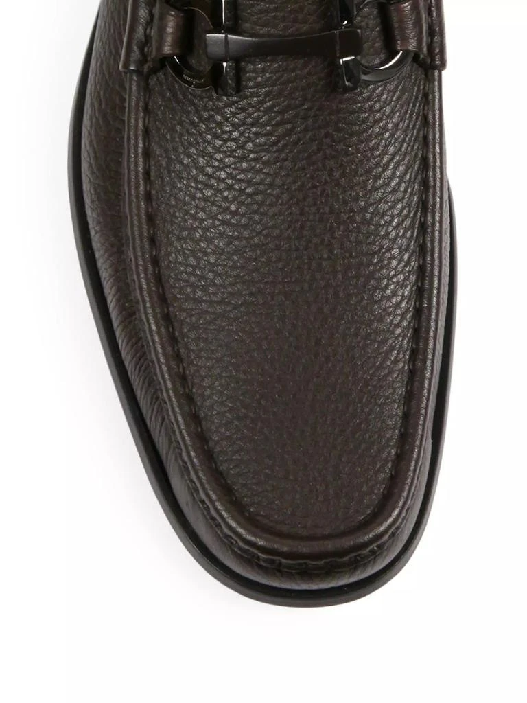 Salvatore Ferragamo Grandioso Gancini Bit Leather Loafers 3