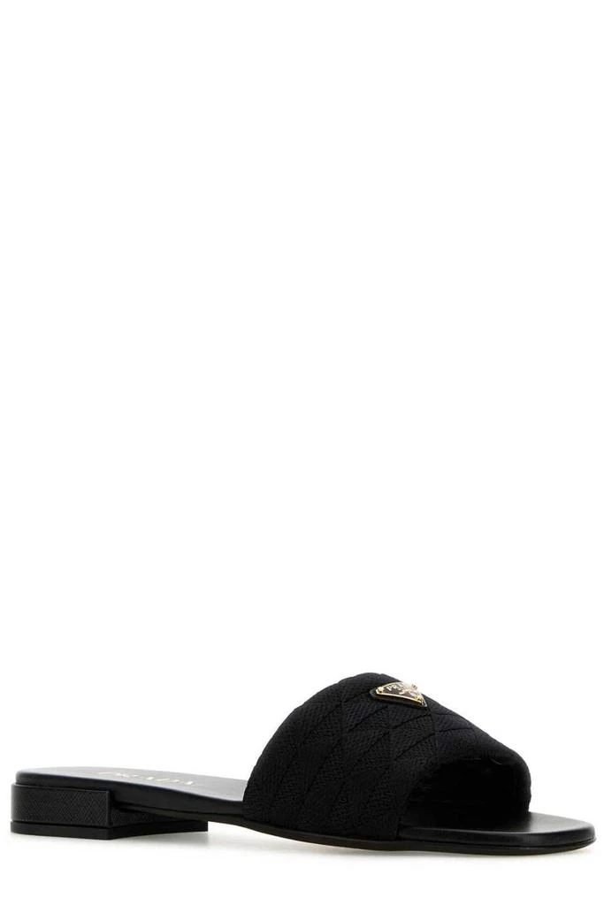 Prada Prada Triangle-Logo Slip-On Sandals 2