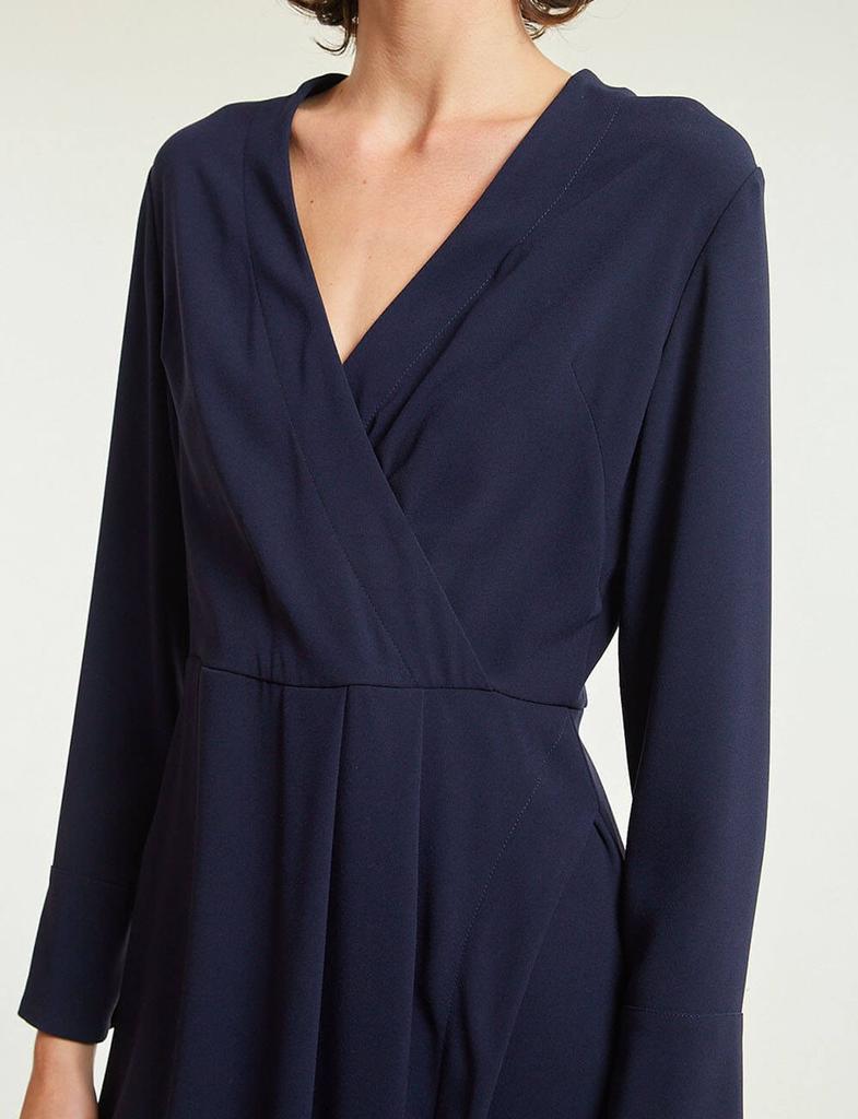 INES DE LA FRESSANGE Blida navy blue dress