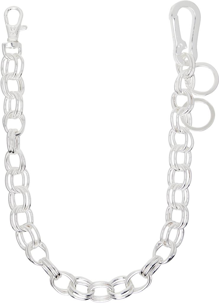 Martine Ali Silver Aria Wallet Chain Keychain