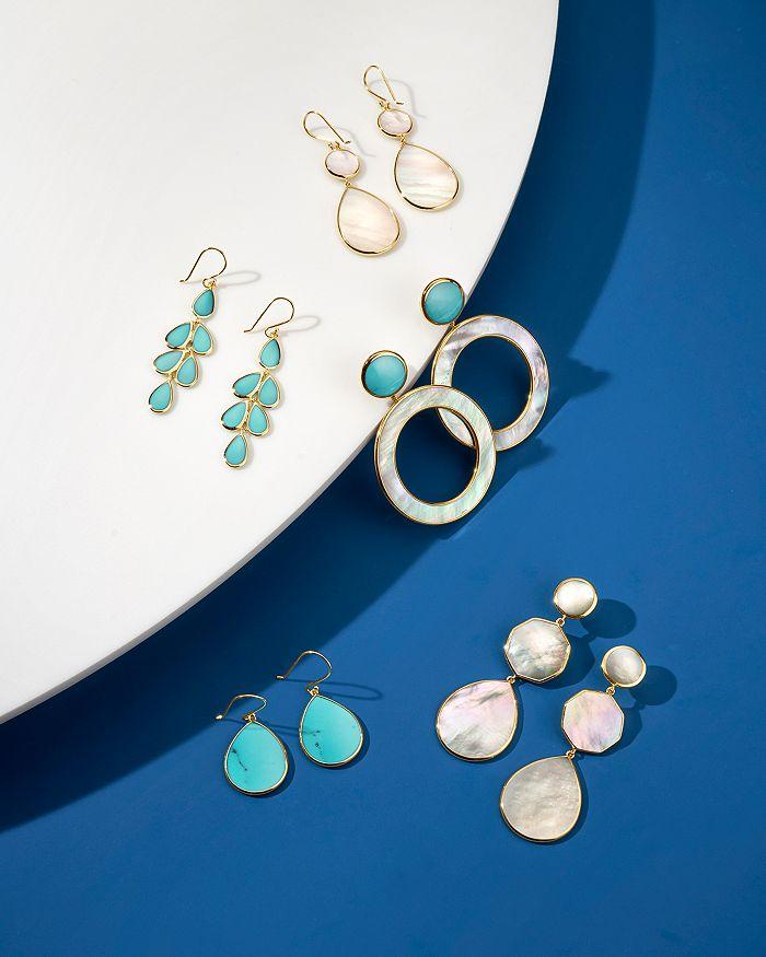 Ippolita 18K Gold Polished Rock Candy Crazy 8's Earrings in Mother-of-Pearl