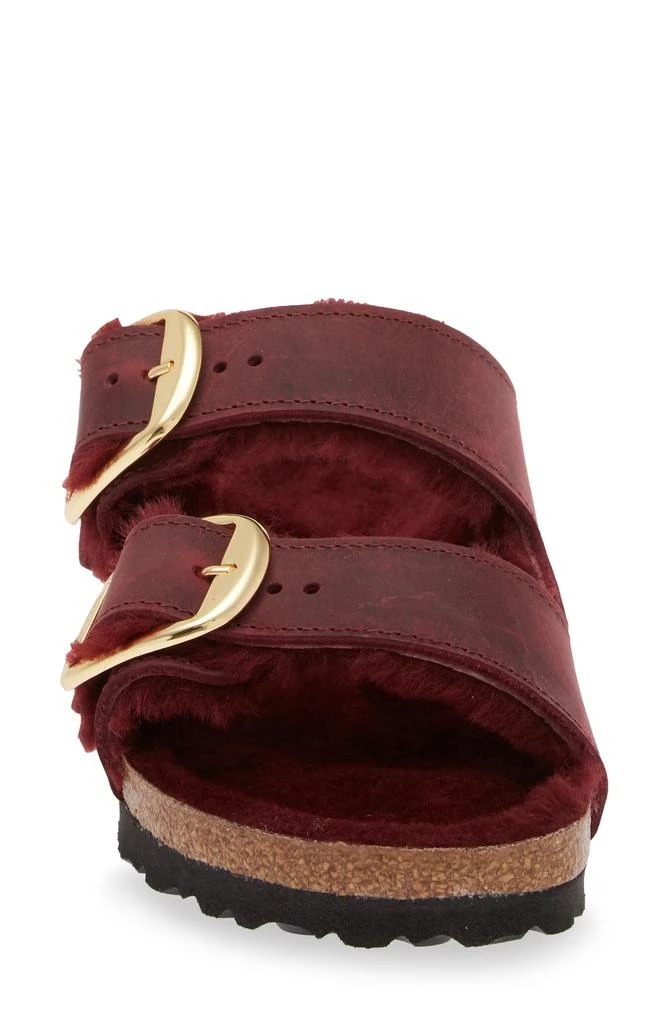 Birkenstock Arizona Big Buckle Genuine Shearling Lined Sandal 5