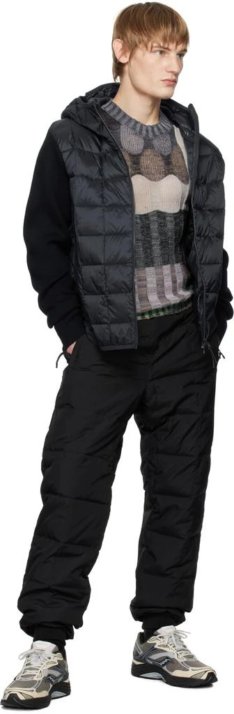 Taion Black SC Down Track Pants 4
