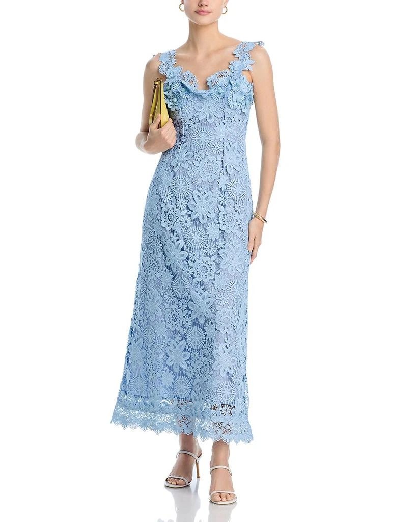 Waimari Orchid Lace Maxi Dress 3