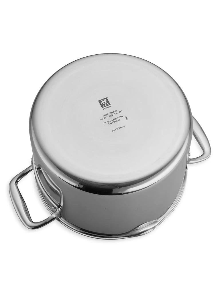 ZWILLING J.A. Henckels Clad CFX 8 Quart Stainless Steel Ceramic Nonstick Stock Pot 3