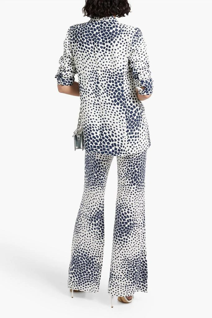 Diane von Furstenberg Quentin printed crepe blazer 3