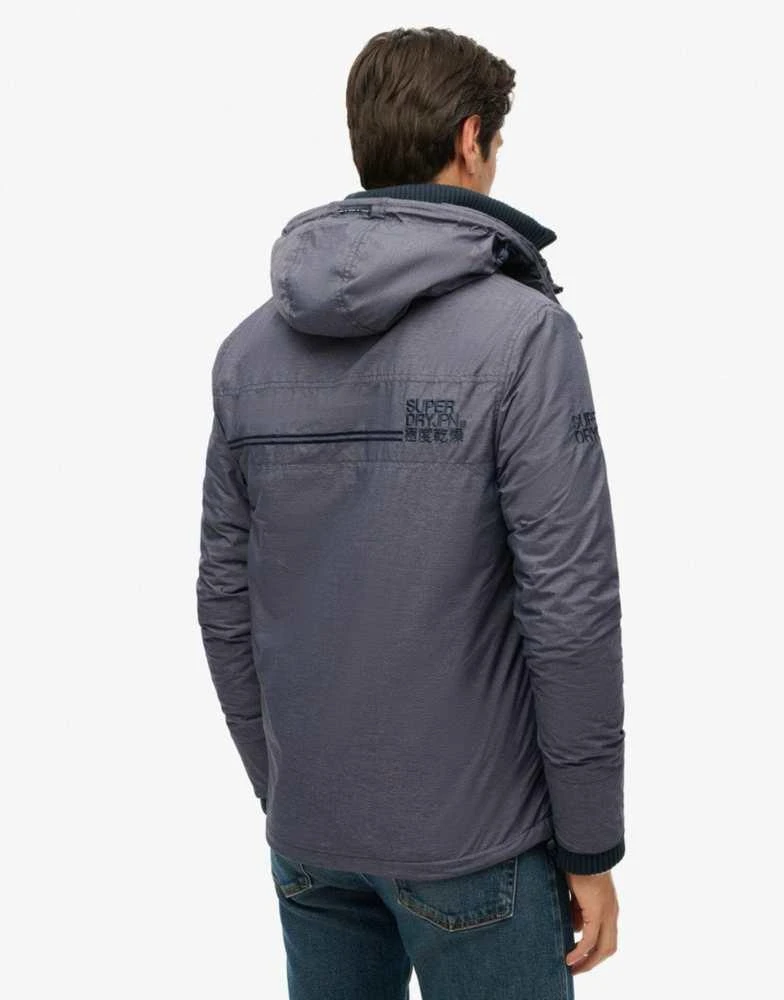 Superdry Superdry Pop zip hood arctic sd-windcheater jacket in navy marl/navy 3