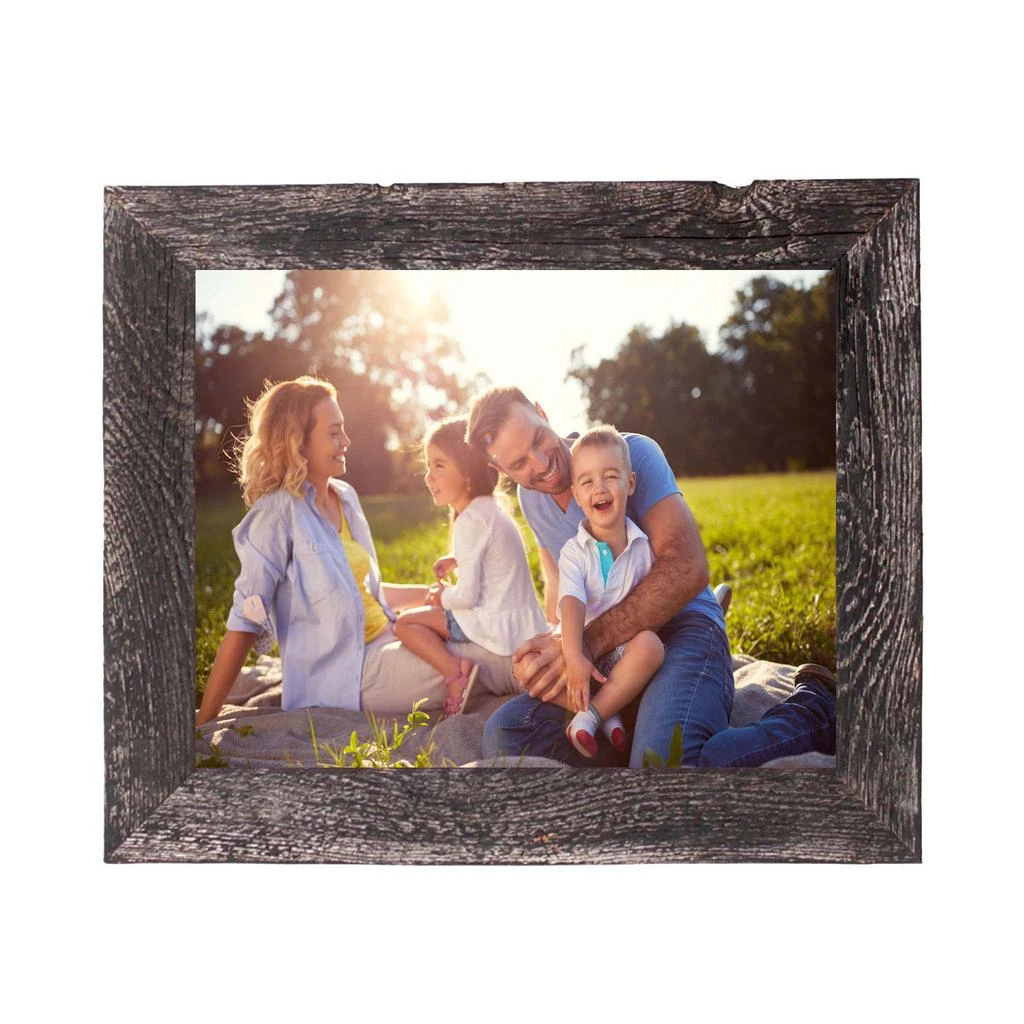 Homezia 13X19 Rustic Smoky Black Picture Frame With Plexiglass Holder 4