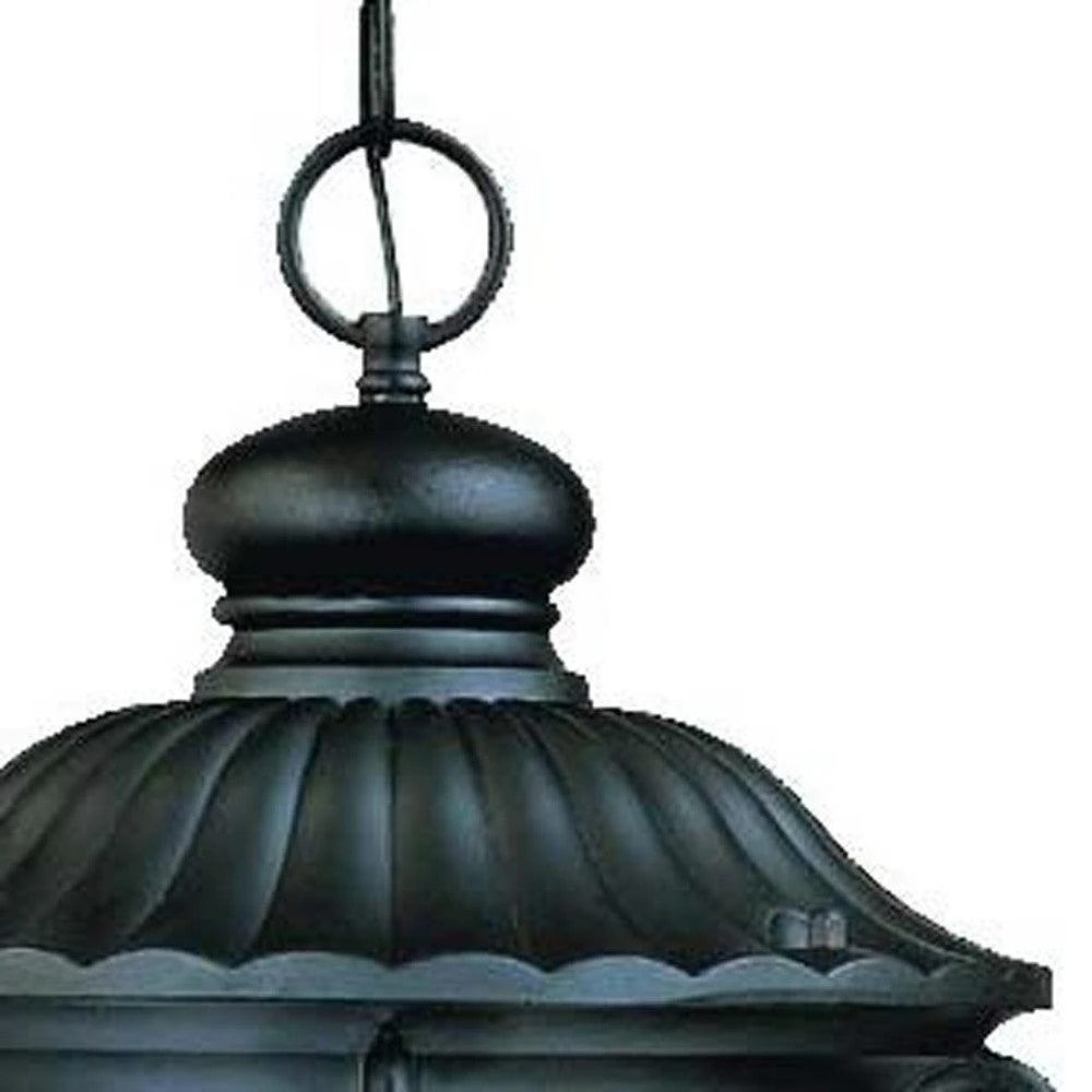 Hivvago Naples 3-Light Matte Black Hanging Light 4