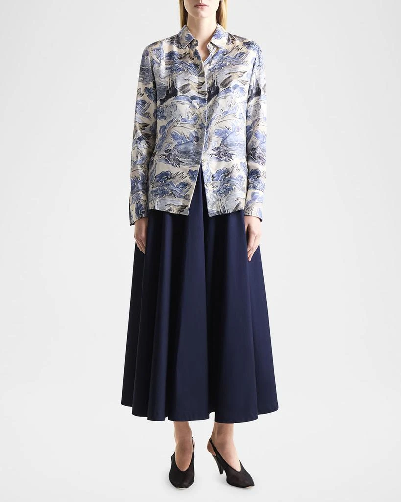 Altuzarra Chika Printed Button Down Top 2