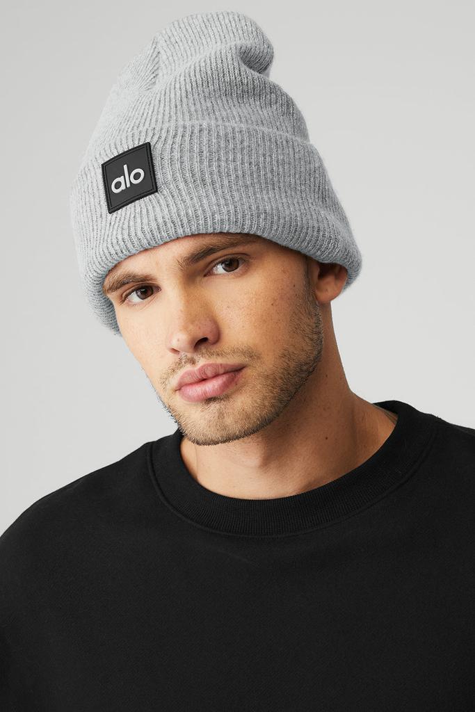 Alo Yoga Everyday Beanie - Athletic Heather Grey