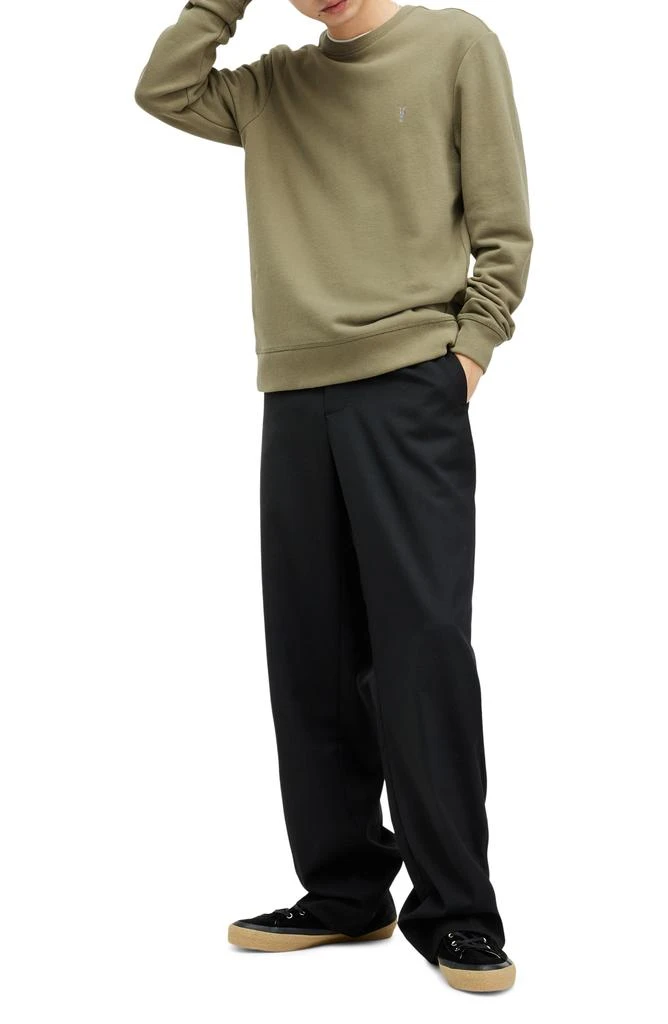 ALL SAINTS Raven Slim Fit Crewneck Sweatshirt 5