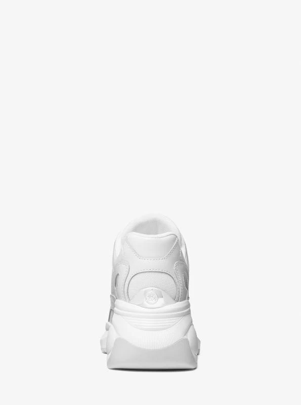 Michael Kors Zuma Leather and Mesh Trainer 3