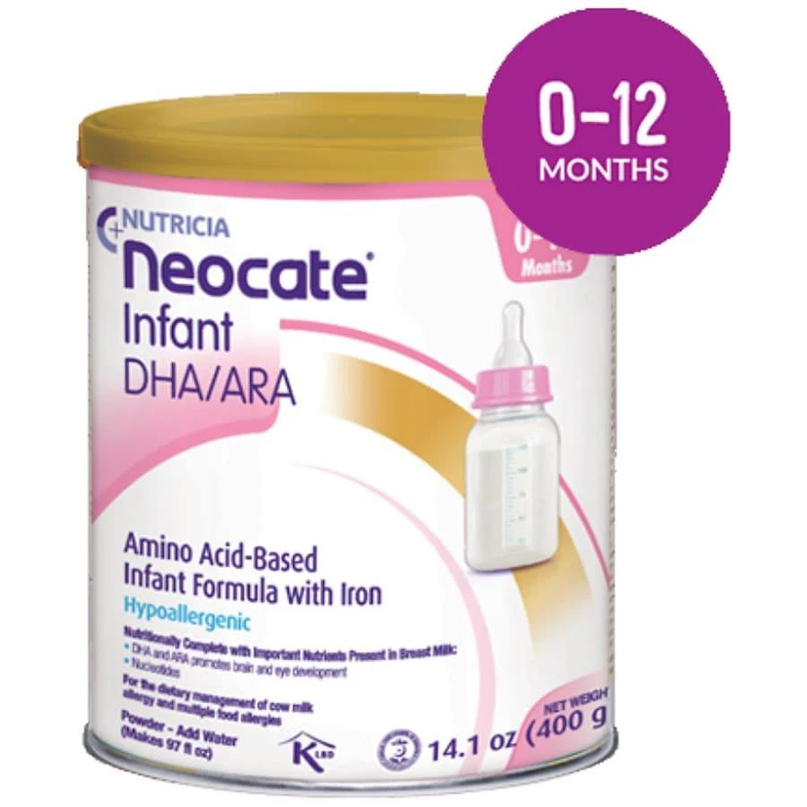 Nutricia Neocate Infant DHA/ARA, Amino Acid Based with Iron Powdered Infant Formula Unflavored 4