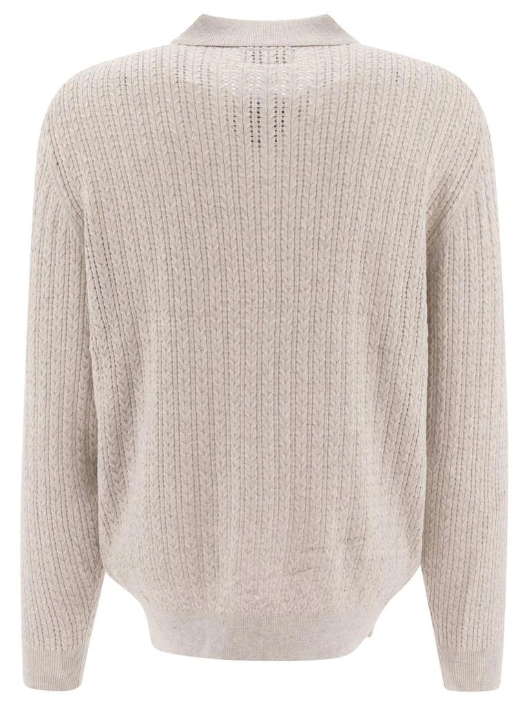 BEAMS PLUS Beams Plus Textured Knit Polo Shirt 2