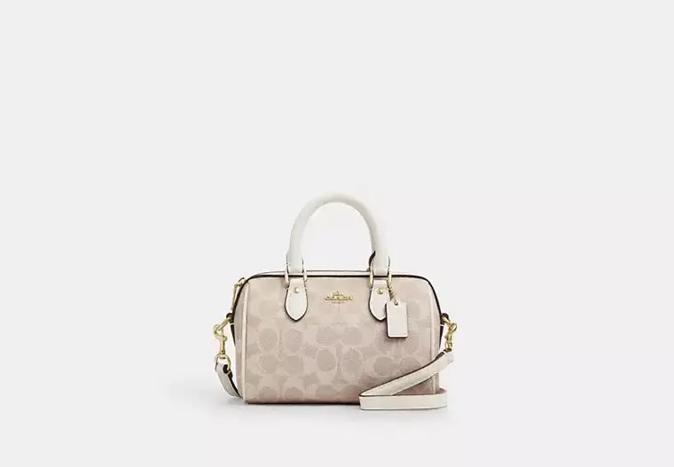 Coach Mini Rowan Crossbody Bag In Signature Canvas